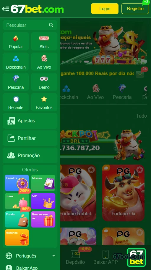 Suporte 24/7 em Português para Você - 67bet.com